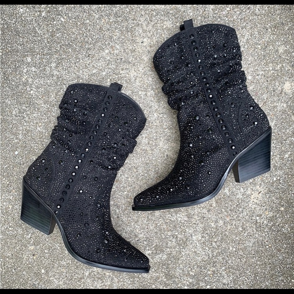 Jessica Simpson Zellya Western Boots sz 9/5